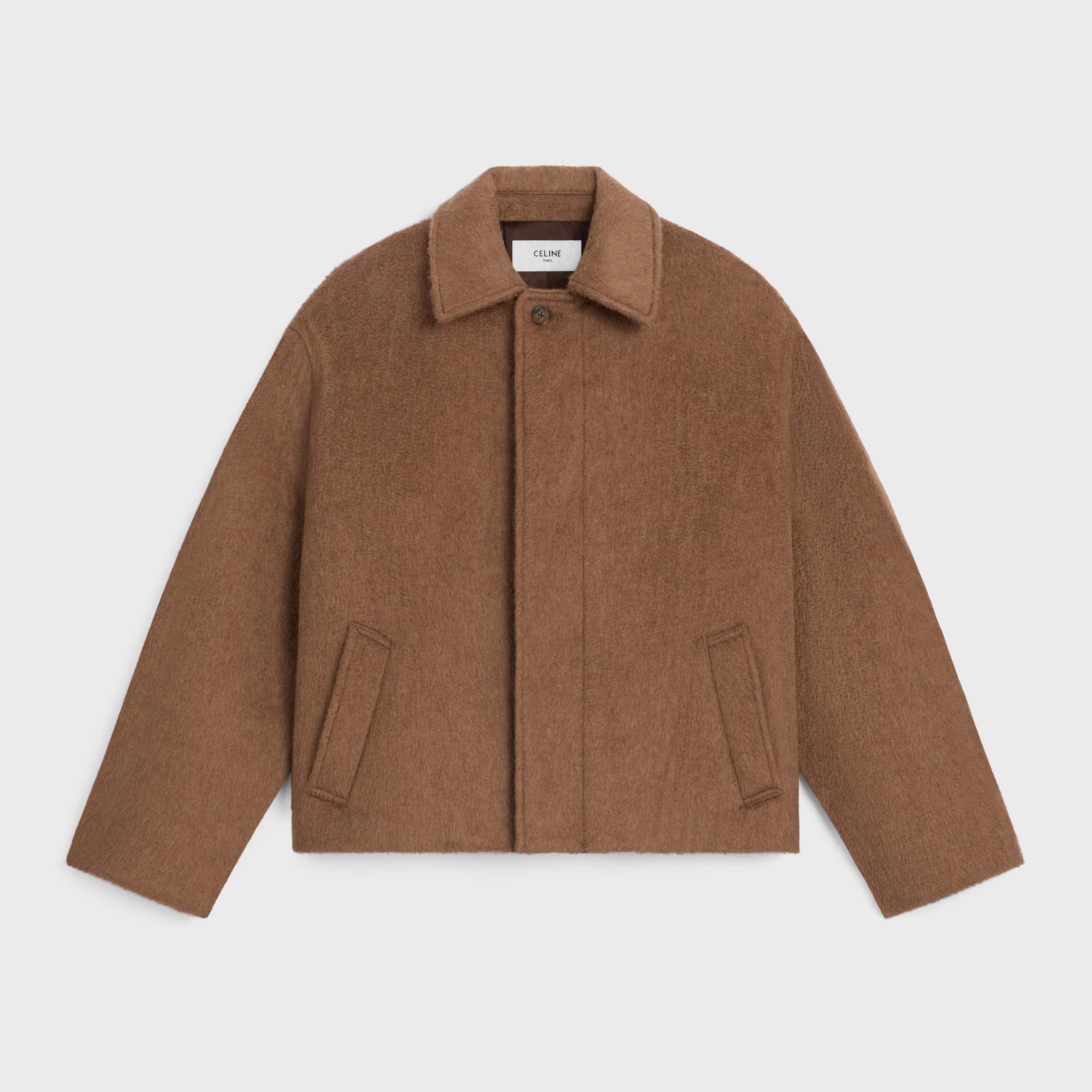 Jacke IN Doppelstrick aus Kaschmir und Kamelhaar