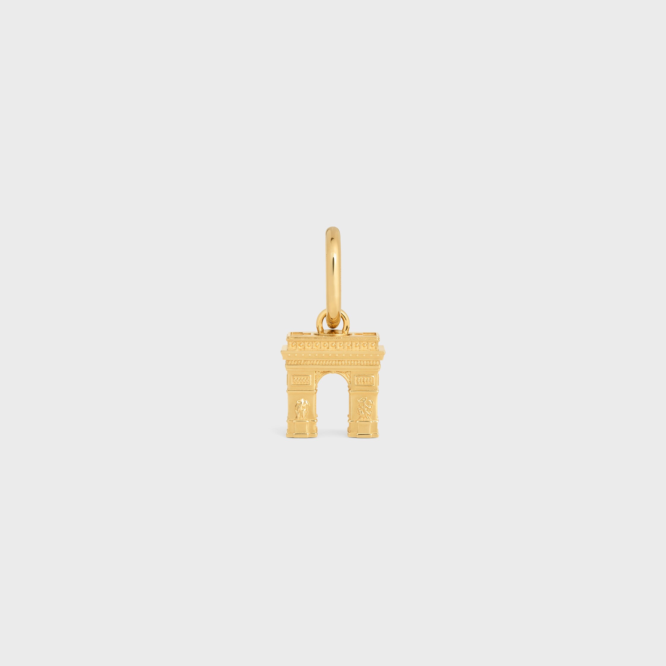 CHARMS ARC DE TRIOMPHE AUS BRONZE MIT GOLDFINISH