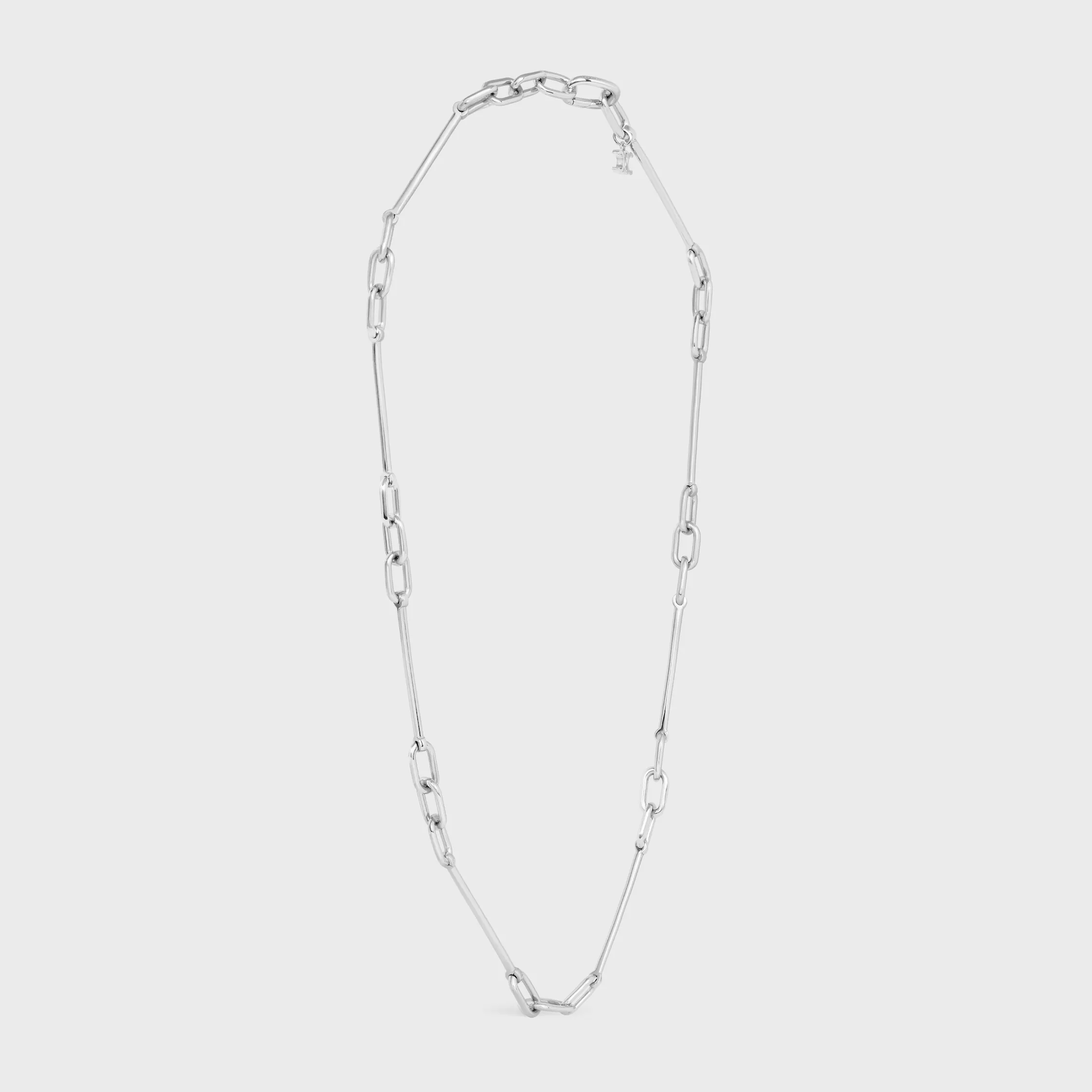 ANHÄNGER-HALSKETTE AUS BRONZE MIT RHODIUM-ÜBERZUG