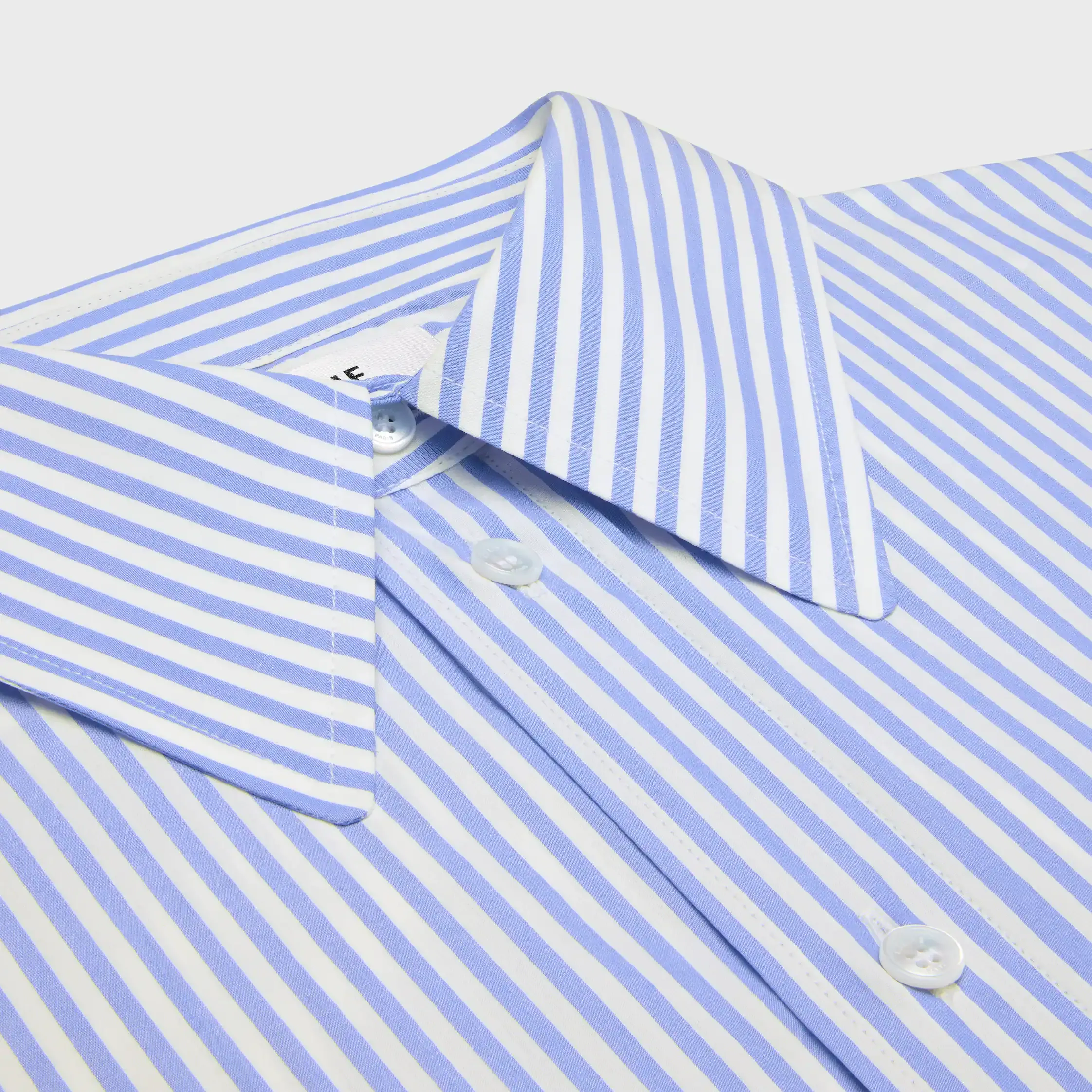 Crop-Shirt IN gestreiftem Baumwollpopeline