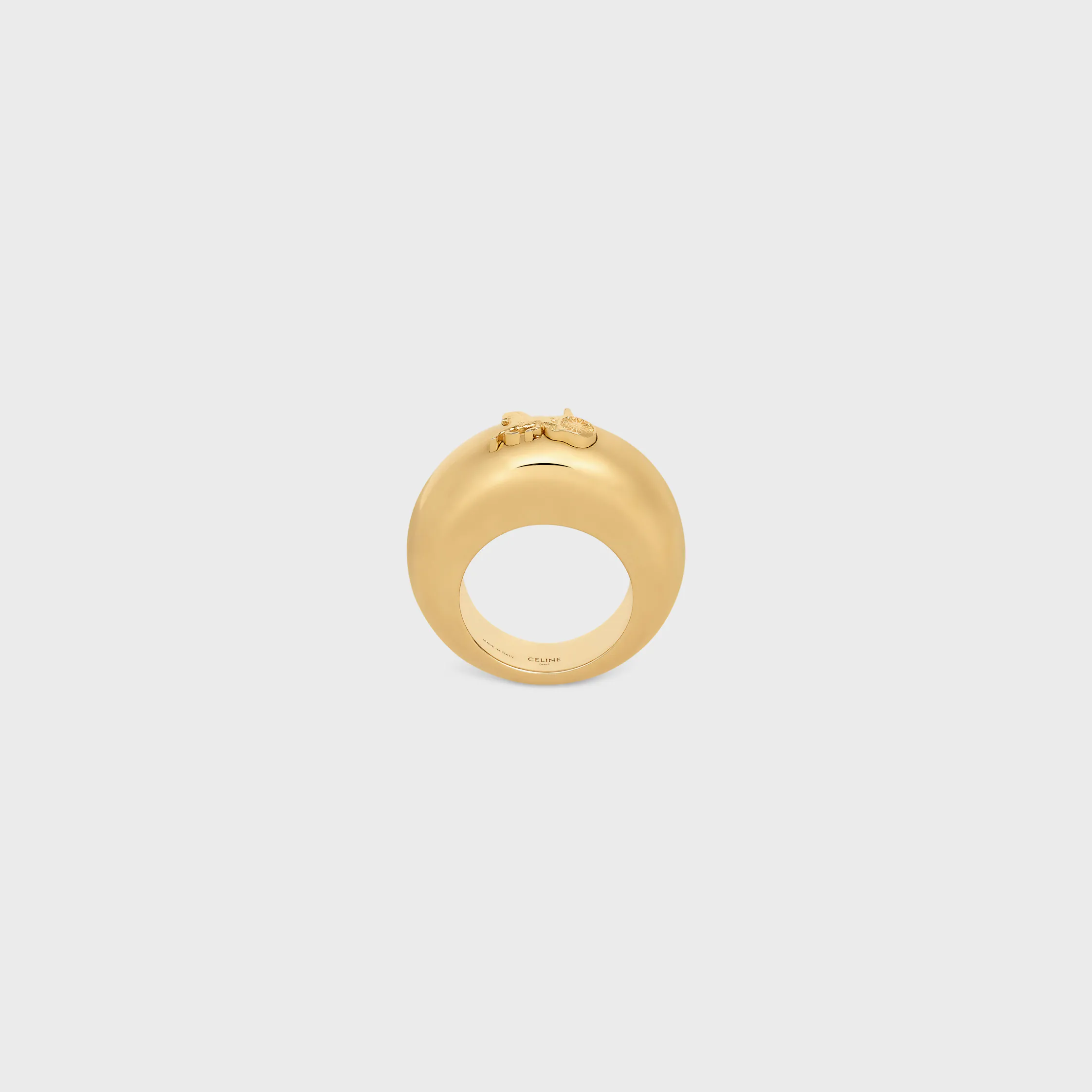 Celine Sulky Ring aus Messing mit Goldfinish