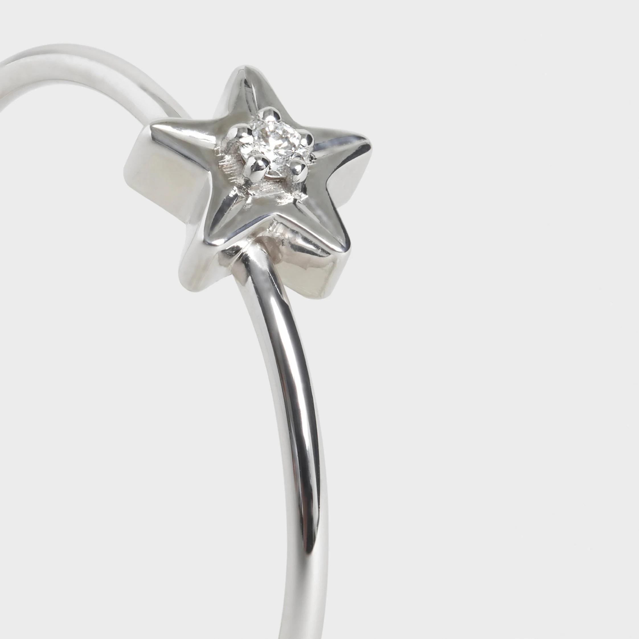 Etoile Celine Ring aus Weißgold und Diamant