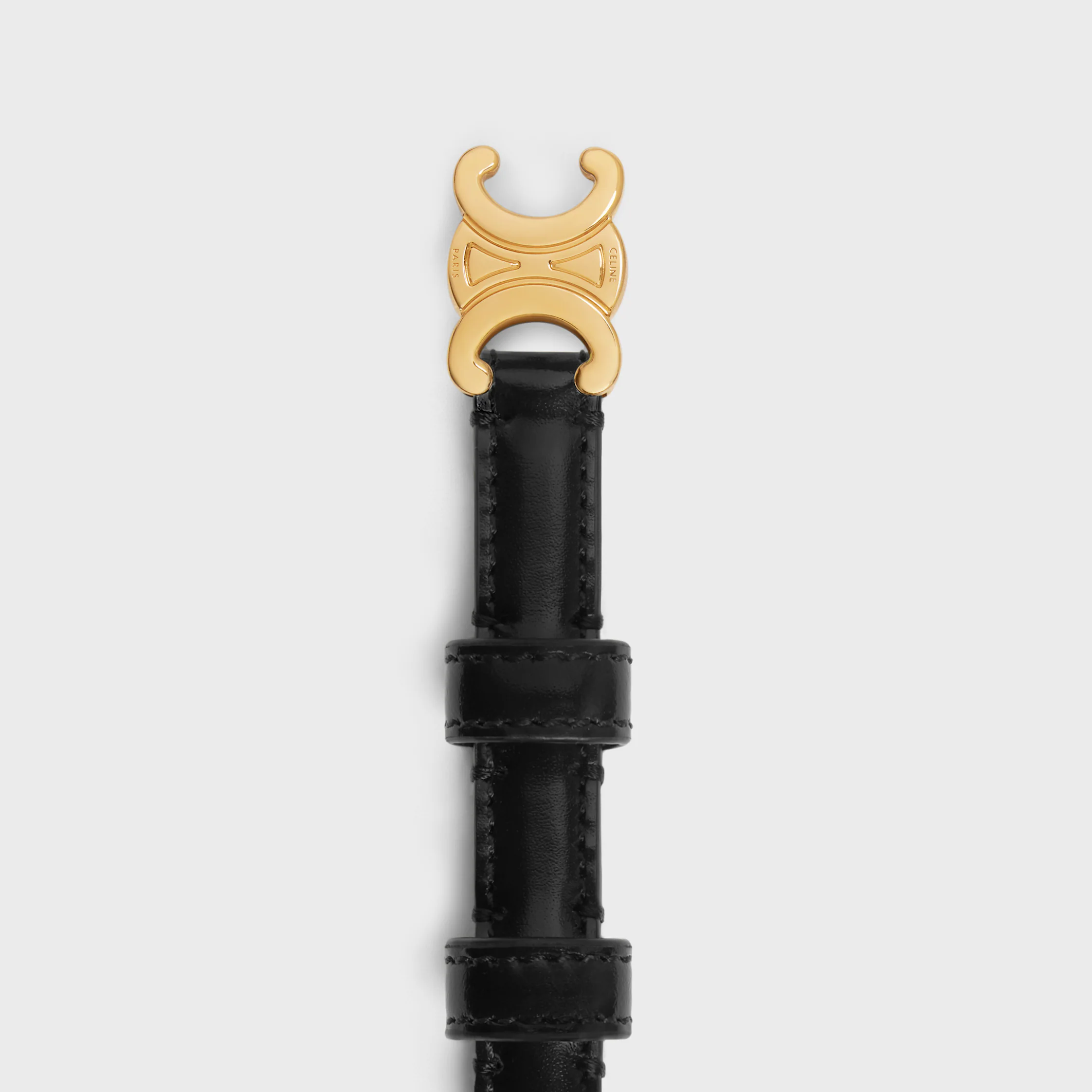 TRIOMPHE GÜRTEL 13 MM IN Taurillon-Leder