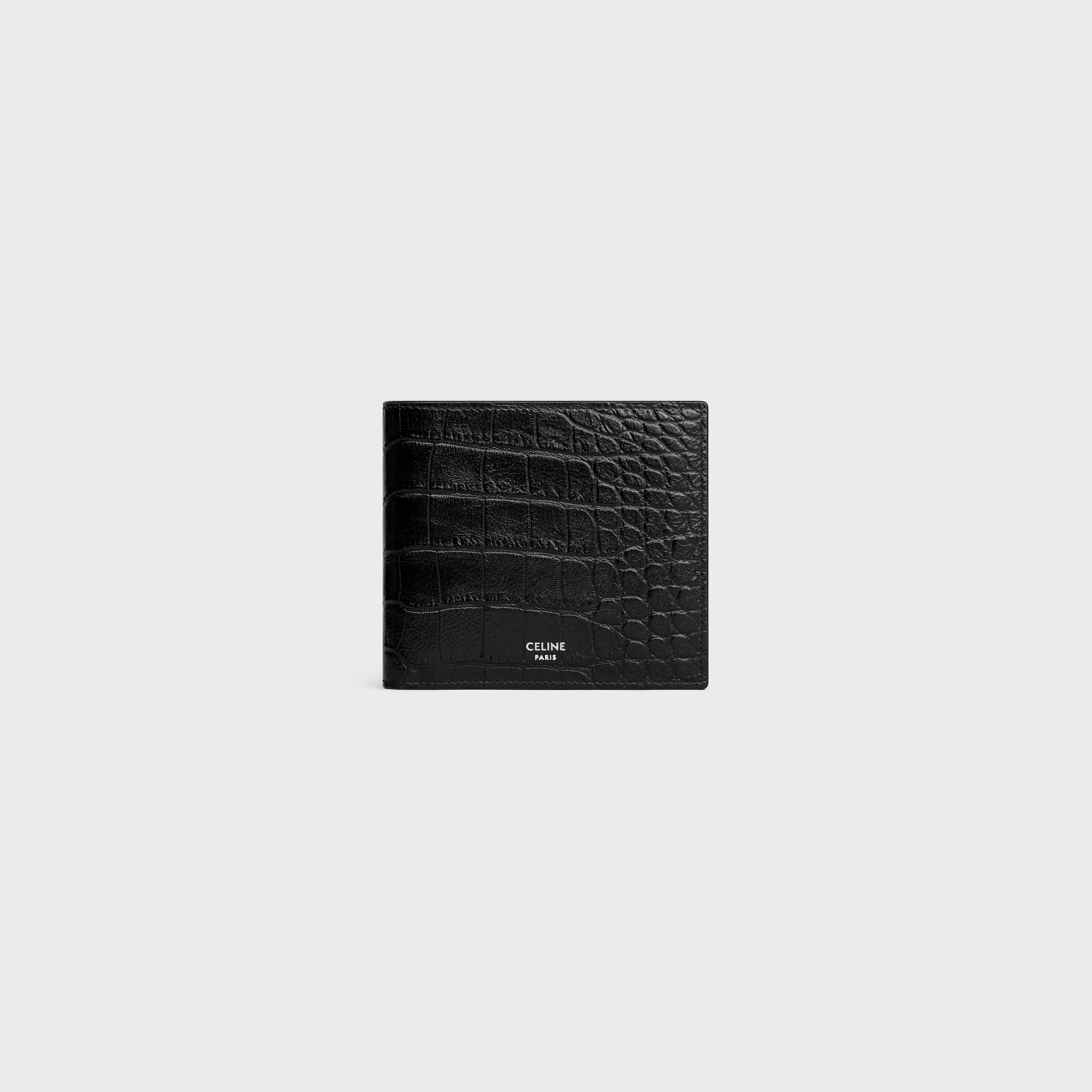 Bifold-Brieftasche IN Krokodil-Geprägtem Kalbsleder