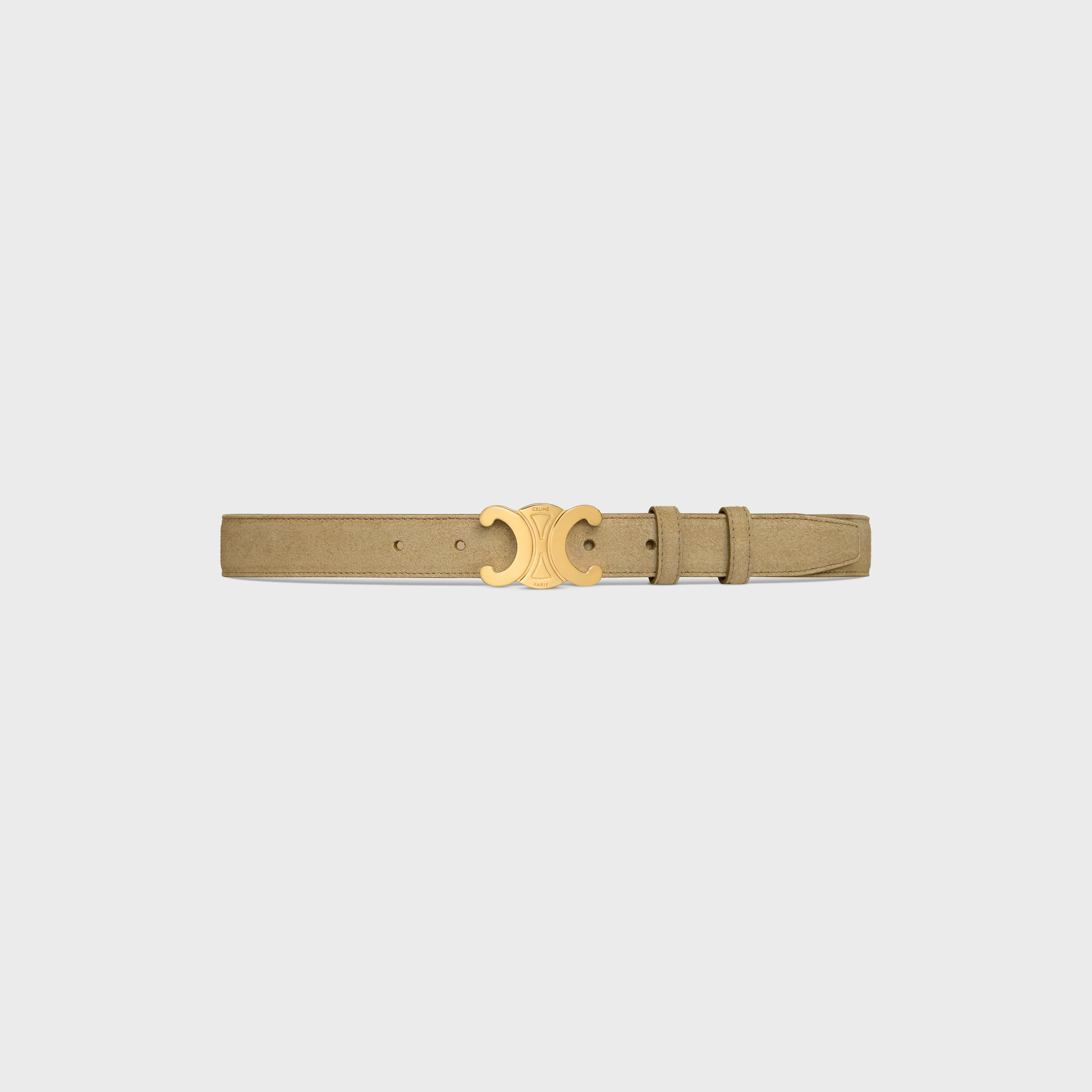 Triomphe Gürtel 25 MM aus Wildleder Kalbsleder