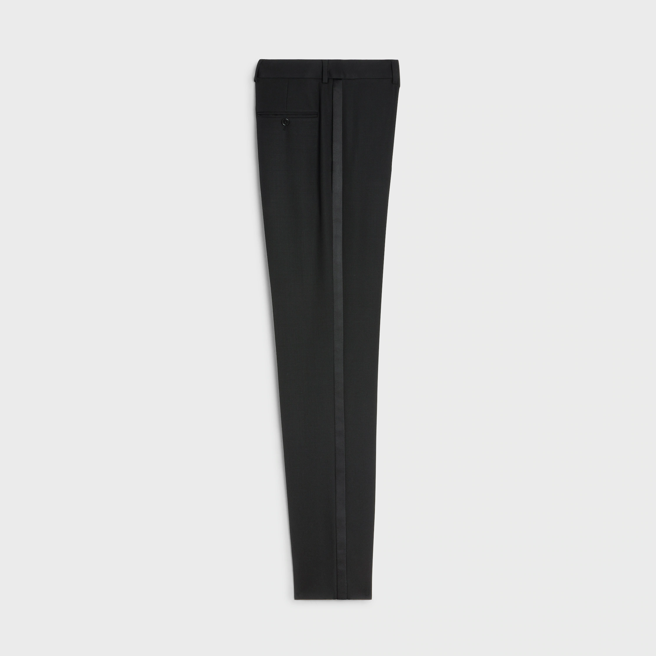 Klassische Hose TUX aus Wollstoff mit Pudergrain