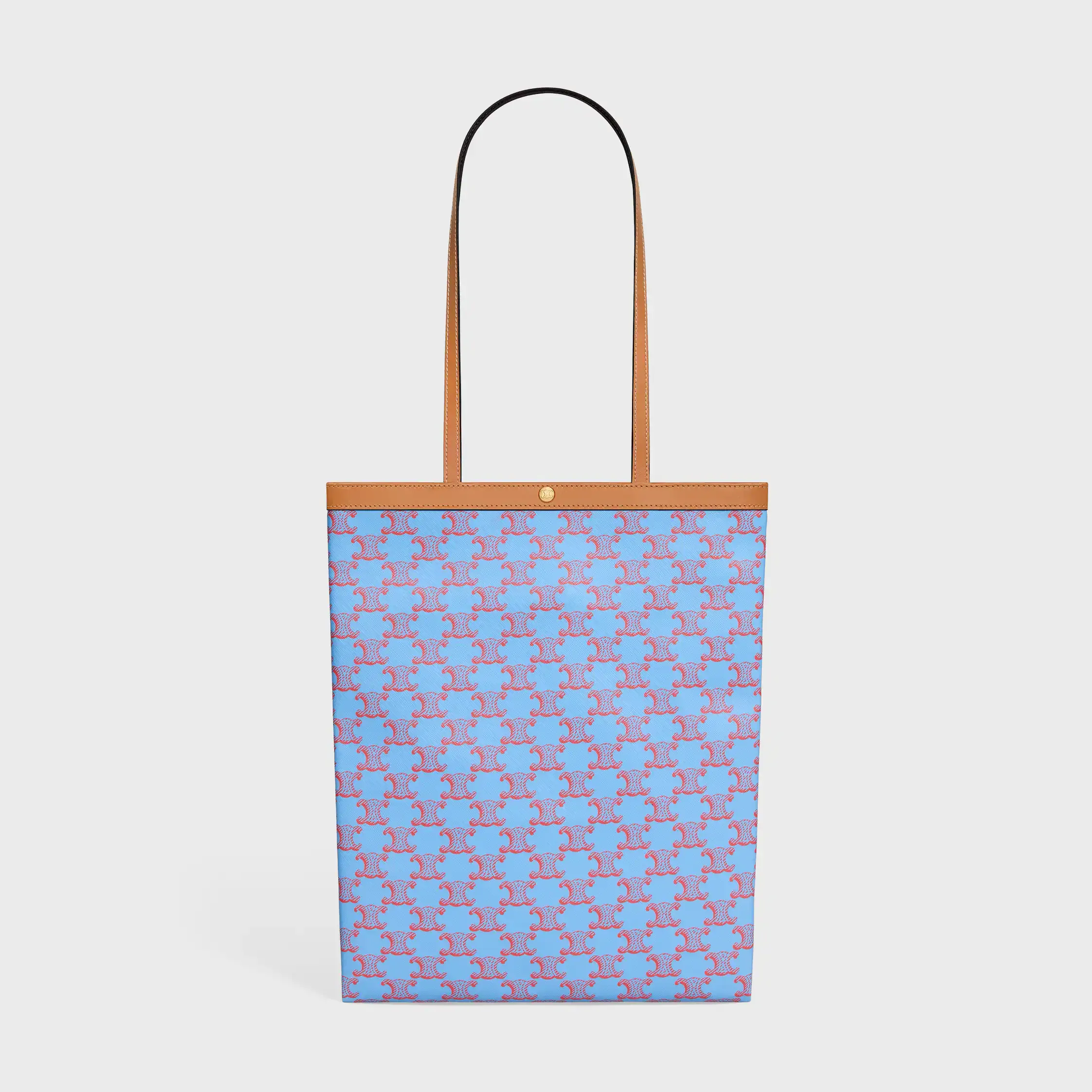MITTELGROßE FLACHE EINKAUFS-TASCHE AUS Triomphe-Canvas