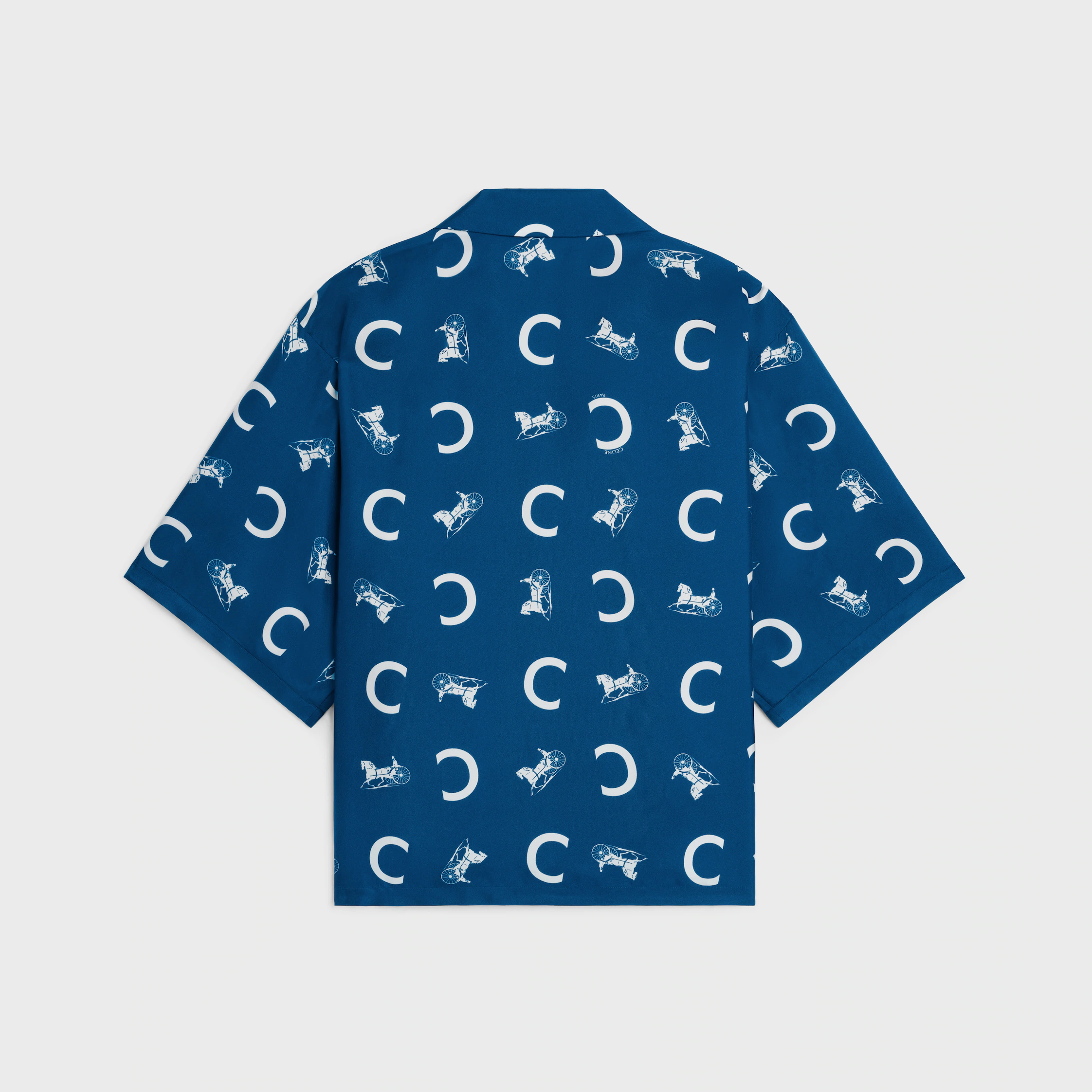 Scout-Hemd aus Seiden-Twill
