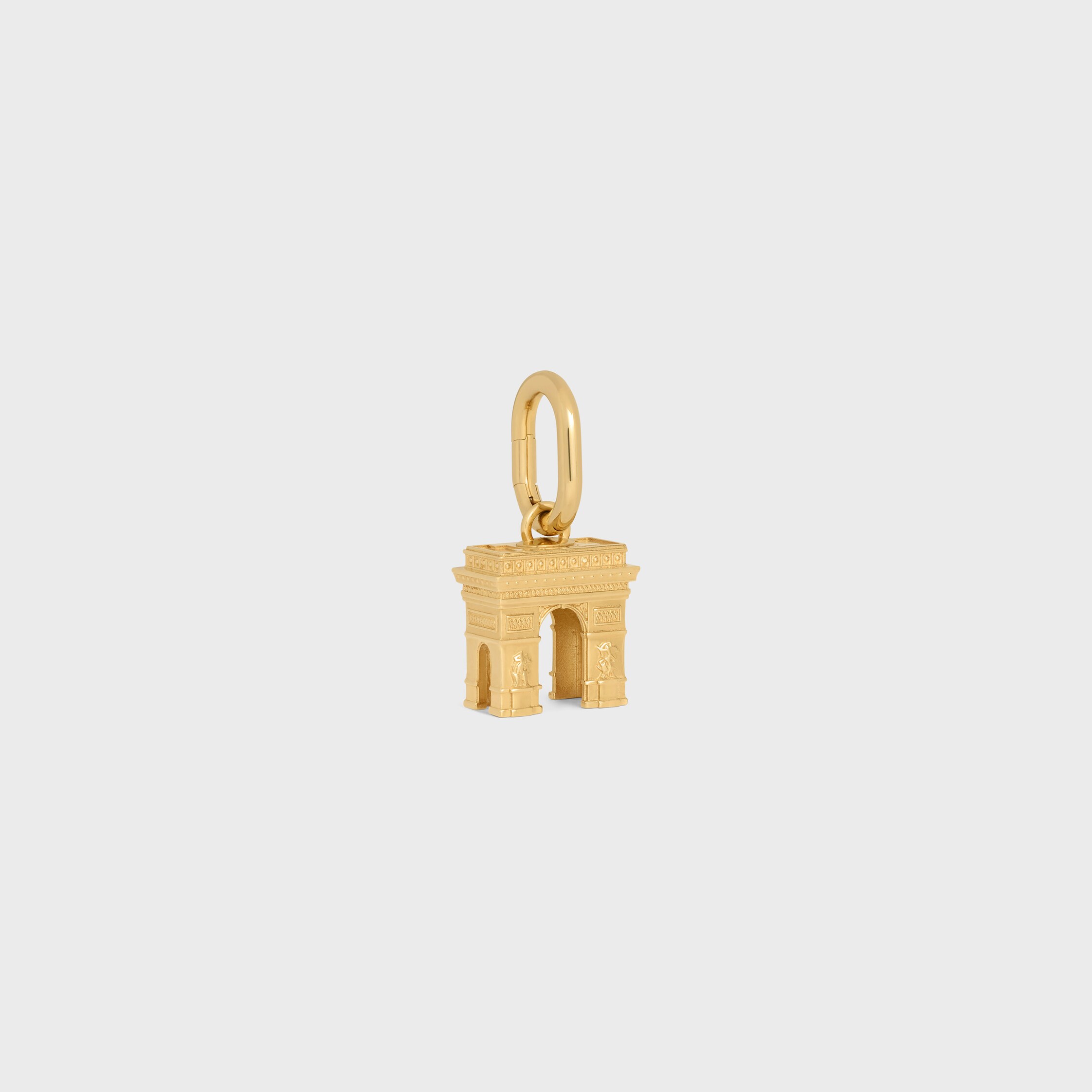 CHARMS ARC DE TRIOMPHE AUS BRONZE MIT GOLDFINISH
